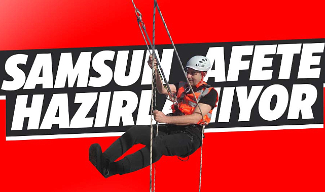 Samsun afete hazırlanıyor! Atakum'da gönüllü afet ekipleri hazır!