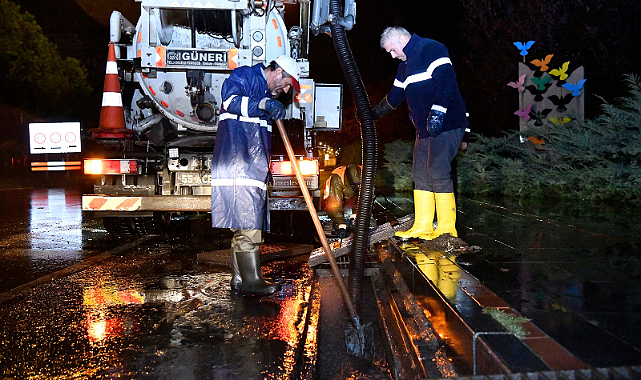 Samsun Büyükşehir Belediyesi'nden sağanak yağışa jet müdahale
