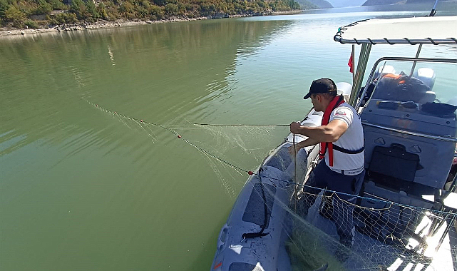 Samsun'da 200 kilo balık göle bırakıldı