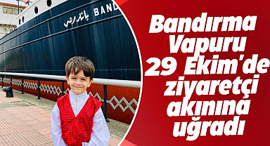Samsun'da Bandırma Vapuru 29 Ekim'de ziyaretçi akınına uğradı