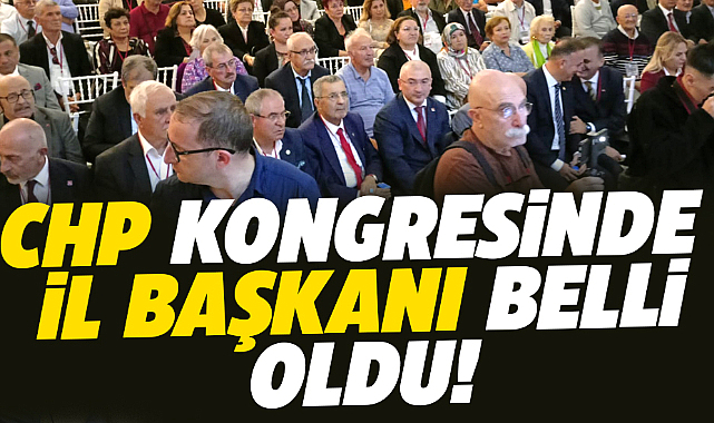 Samsun'da CHP İl Başkanlığı Kongresinde başkanlığa Mehmet Özdağ seçildi