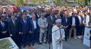 Samsun’da Filistinliler için gıyabi cenaze namazı