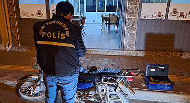 Samsun'da numarası silinmiş motosiklet sahibini arıyor