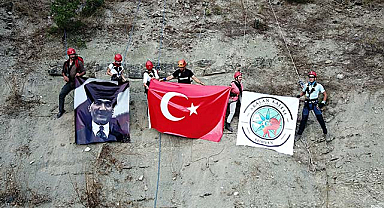 Samsun’da OMÜ’lü arkeologlar dağcılık eğitimi aldı