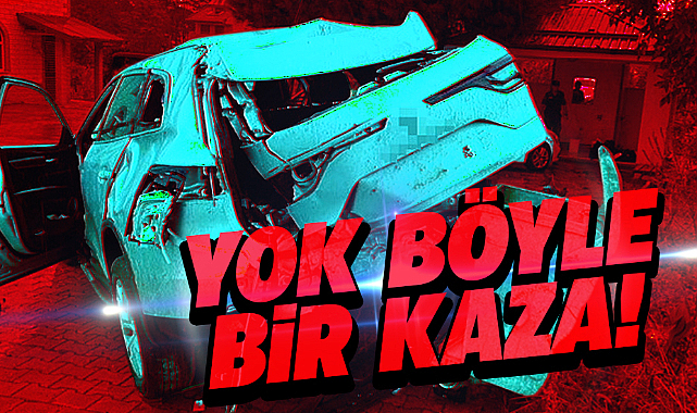 Samsun'da otomobil yoldan çıkıp takla attı! 3 yaralı