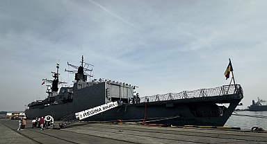 Samsun'da Romanya fırkateyni ziyarete açıldı