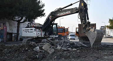 Samsun'da sanayi bölgesinde hummalı çalışma