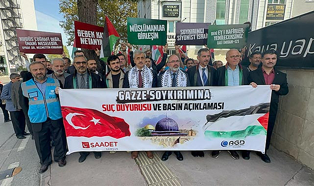 Samsun’dan İsrail’e Gazze için suç duyurusu