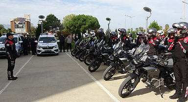 Samsun Emniyet Müdürlüğü'ne 24 yeni araç