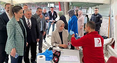 Samsun Ladik'ten rekor kan bağışı
