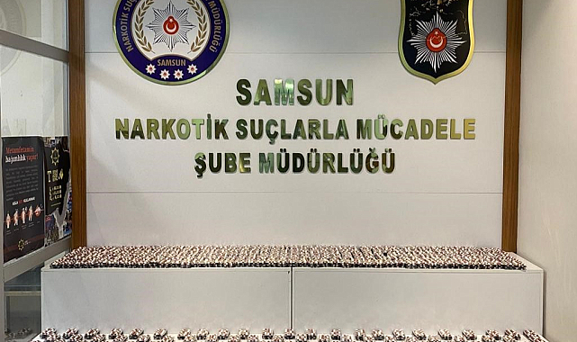 Samsun'da 18 bin 642 adet sentetik ecza daha!