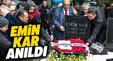 Samsunpor Kulübü vefatının ikinci yılında Emin Kar'ı dualarla andı
