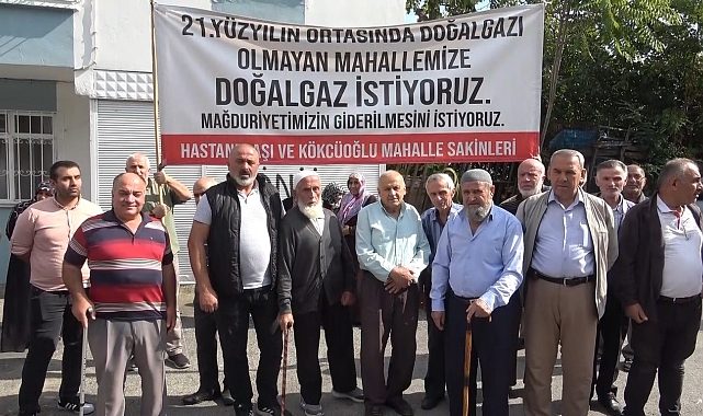 Samsun'un Hastane ve Kökçüğlu mahallesi 20 yıldır doğalgaz bekliyor