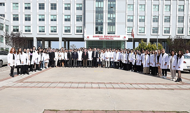 SAMÜ Tıp Fakültesi'nde beyaz önlük giyme töreni