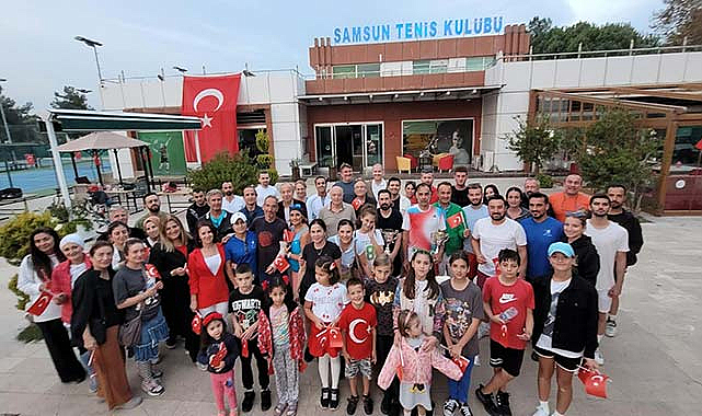 Tenis kulübünde anlamlı turnuva