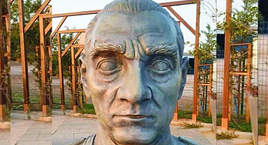 Tepkilerin çığ gibi büyüdüğü Atatürk büstü revize edilmek üzere kaldırıldı