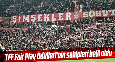 TFF Fair Play Ödülleri'nin sahipleri belli oldu
