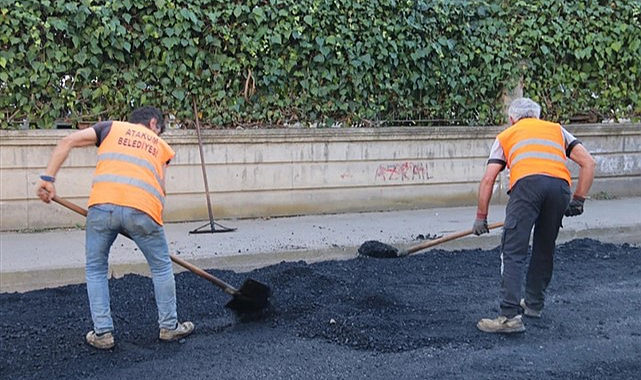 Atakum'da yollar yenileniyor