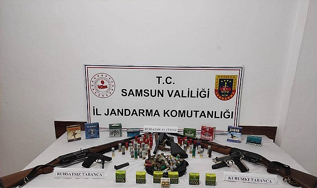 Ayvacık’ta eve silah baskını!