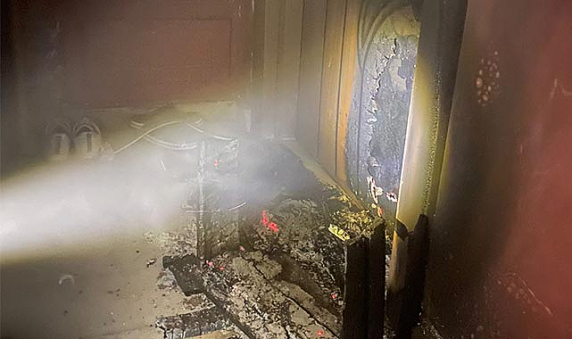 Bafra’da şok olay! Halasının evini yakarken yakalandı