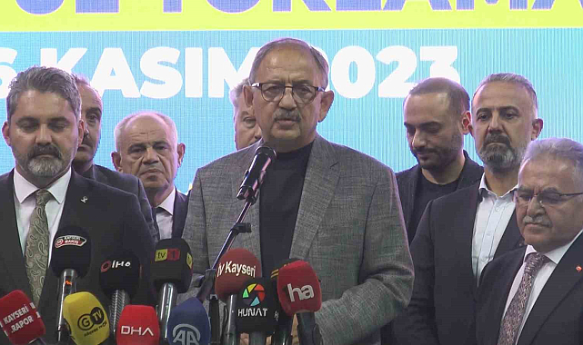 Bakan Özhaseki'den muhalefete gülesim geliyor açıklaması!