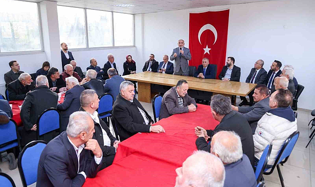 Canik Belediye Başkanı Sandıkçı muhtarlarla buluştu