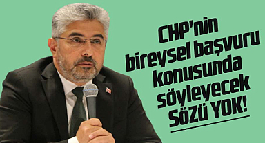 CHP'nin bireysel başvuru konusunda söyleyecek sözü yok