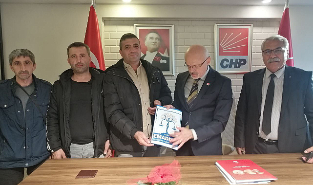 Emeklilikte adalet talep edenlerden CHP'ye ziyaret