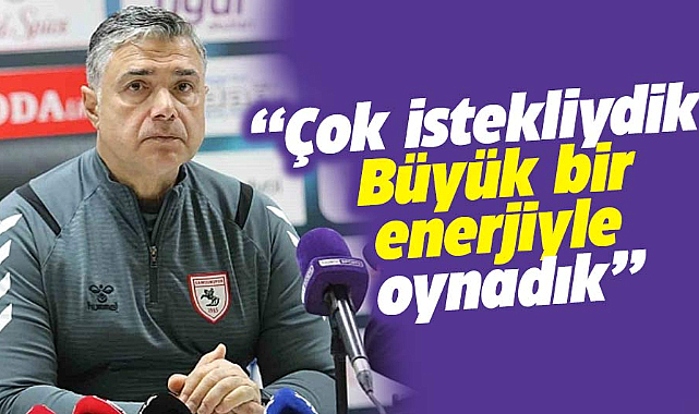 Erkan Sözeri: 'En az 1 puan alabilirdik ama yapamadık'