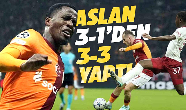 Galatasaray, M. United karşısında pes etmedi! 3-1'den 3-3 yaptı
