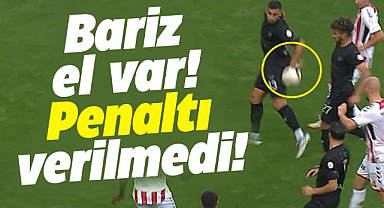 Hakem Halil Umut Meler Samsunspor'un penaltısını vermedi