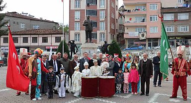 Havza'da mehterli ve güreşli toplu sünnet şöleni