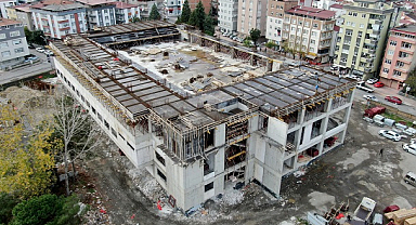 İlkadım Spor Kompleksi’nin yüzde 55’i tamamlandı