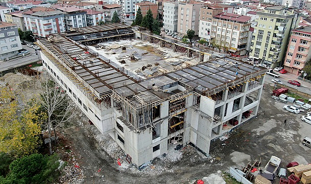 İlkadım Spor Kompleksi’nin yüzde 55’i tamamlandı