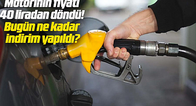 Motorinin fiyatı 40 liradan döndü! Bugün ne kadar indirim yapıldı?