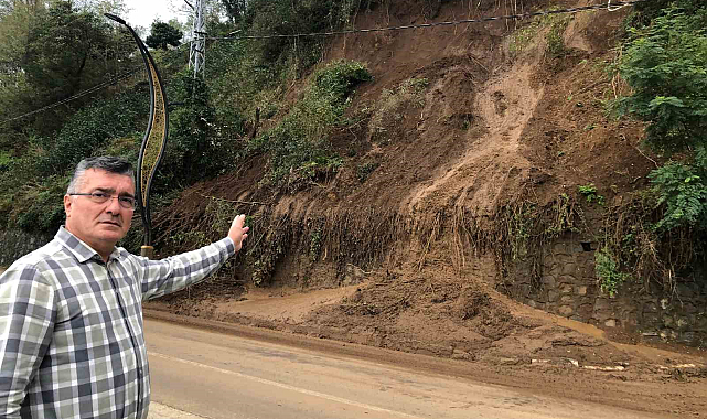 Rize'nin Pazar mahallesinde heyelan sorununa çözüm isteniyor