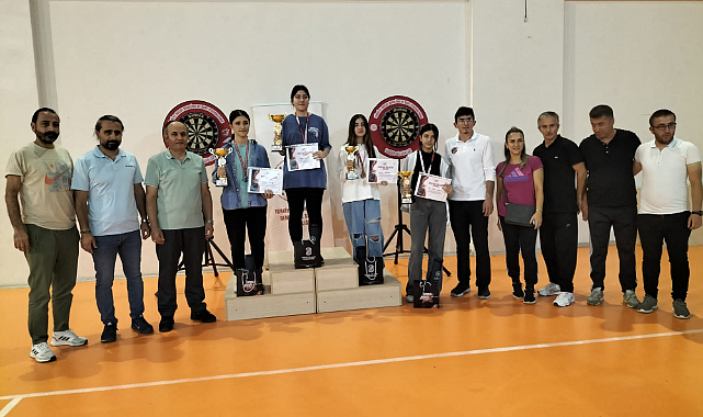 Samsun Bafra'da dart yarışması gerçekleştirildi