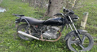 Samsun'da çalıntı motosiklet bulundu