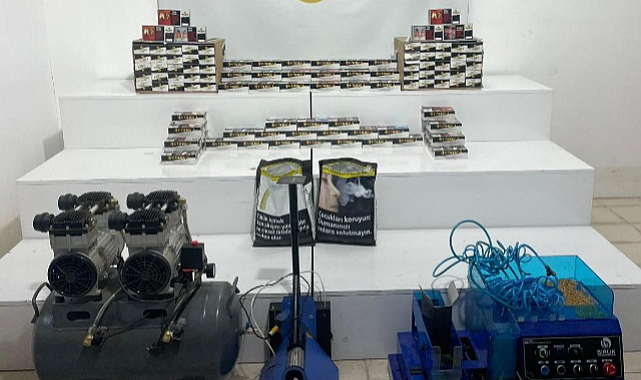 Samsun'da kaçak tütün ve sigara operasyonu