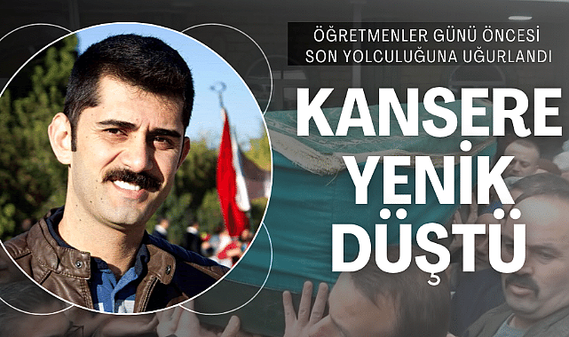 Samsun'da kansere yenik düşen öğretmen son yolculuğuna uğurlandı
