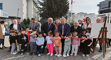 Samsun'da miniklerden "Cumhuriyet ve Atatürk" temalı sergi