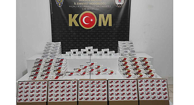 Samsun'da operasyon! 90 bin sahte bandrollü boş makaron bulundu