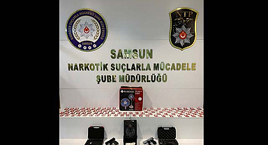 Samsun'da uyuşturucu baskını! 4 gözaltı 