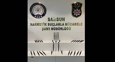 Samsun'da uyuşturucu operasyonu! 32 zanlı yakalandı