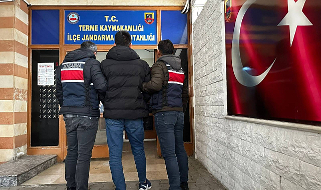 Samsun'da uyuşturucudan 11 yıl 8 ay hapis cezası bulunan zanlı yakalandı  