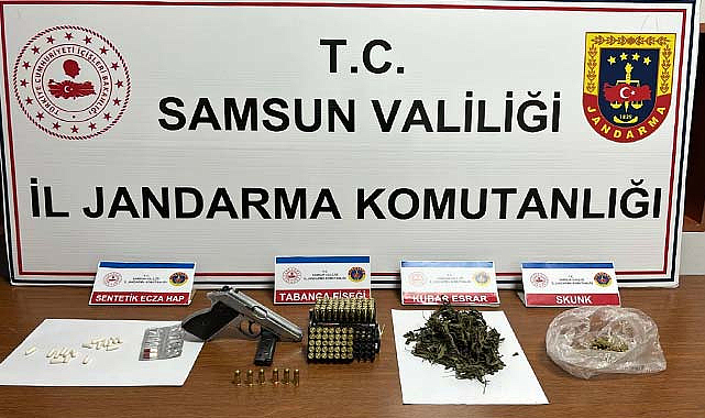Samsun'da zehir tacirlerinin evine baskın! 3 şahıs yakalandı