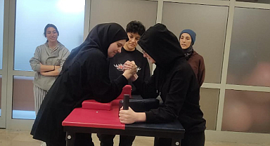 Samsun'daki yurtta turnuva heyecanı