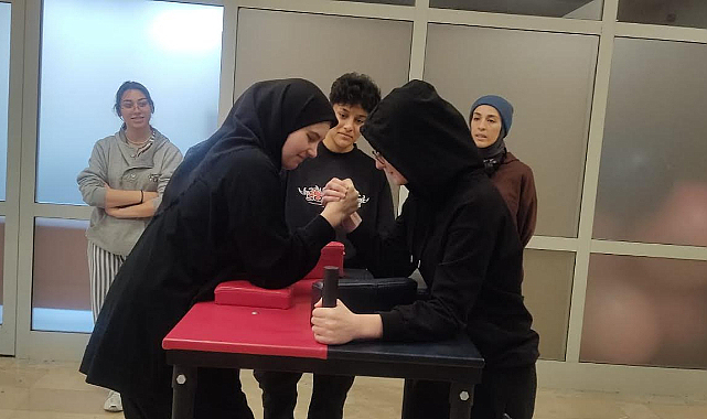 Samsun'daki yurtta turnuva heyecanı