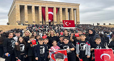 Samsun’lu köy okulu öğrencileri ilk kez Anıtkabir'de