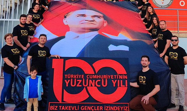Samsun TAKEV Anadolu Lisesinde cumhuriyetin 100. yılı coşkusu